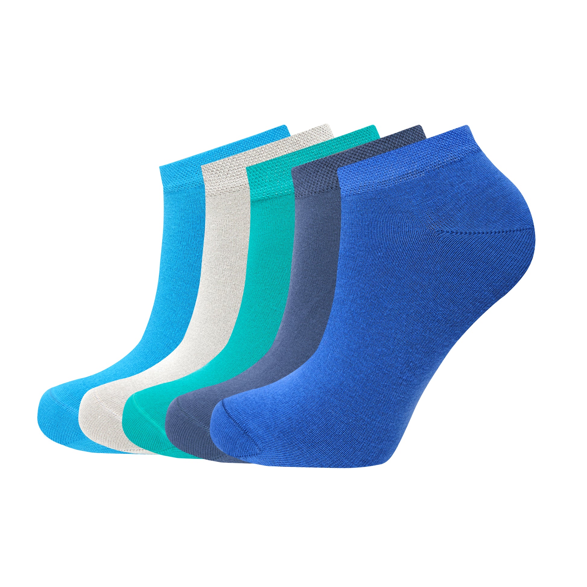Chaussettes courtes unies - Pack de 5 paires