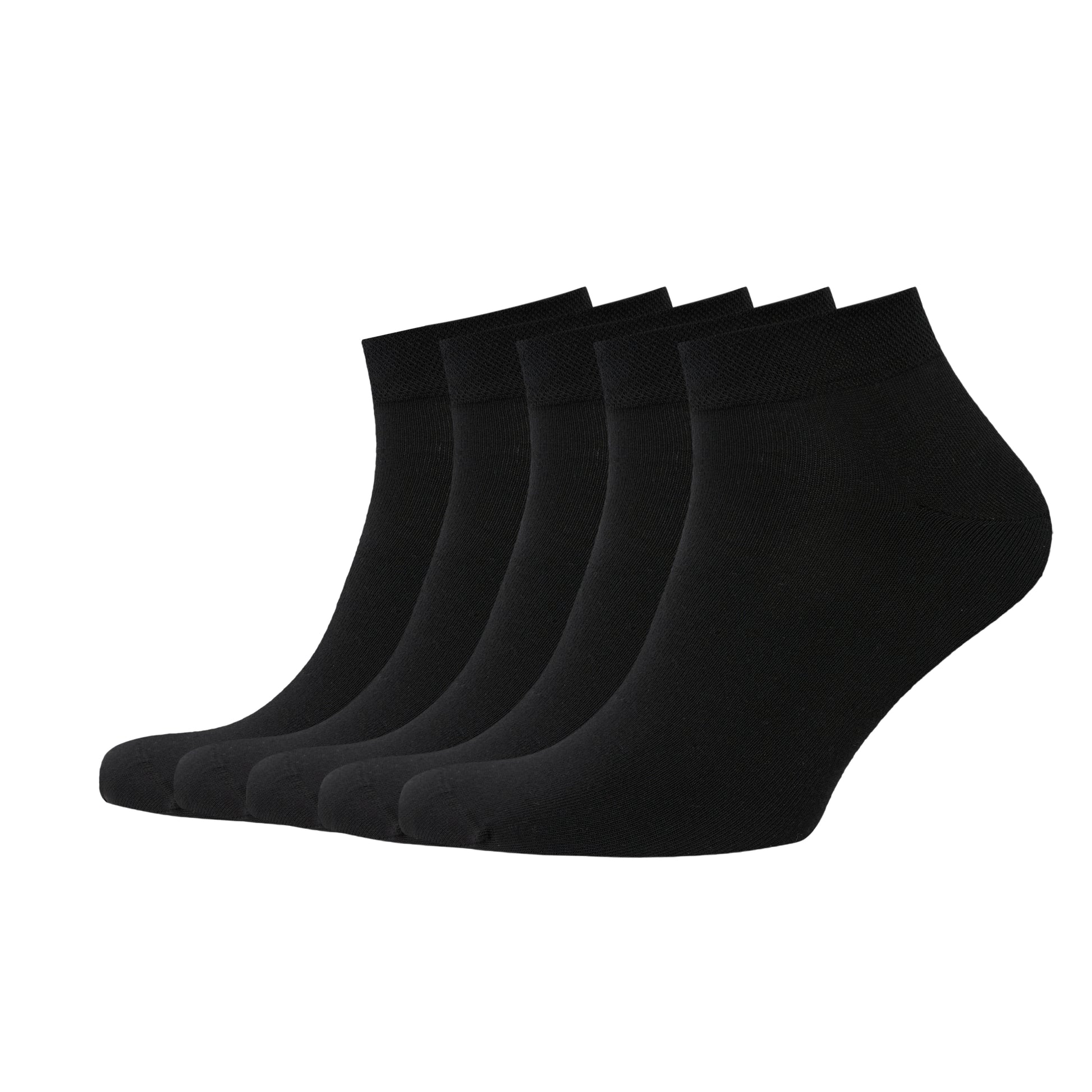 Chaussettes courtes unies - Pack de 5 paires