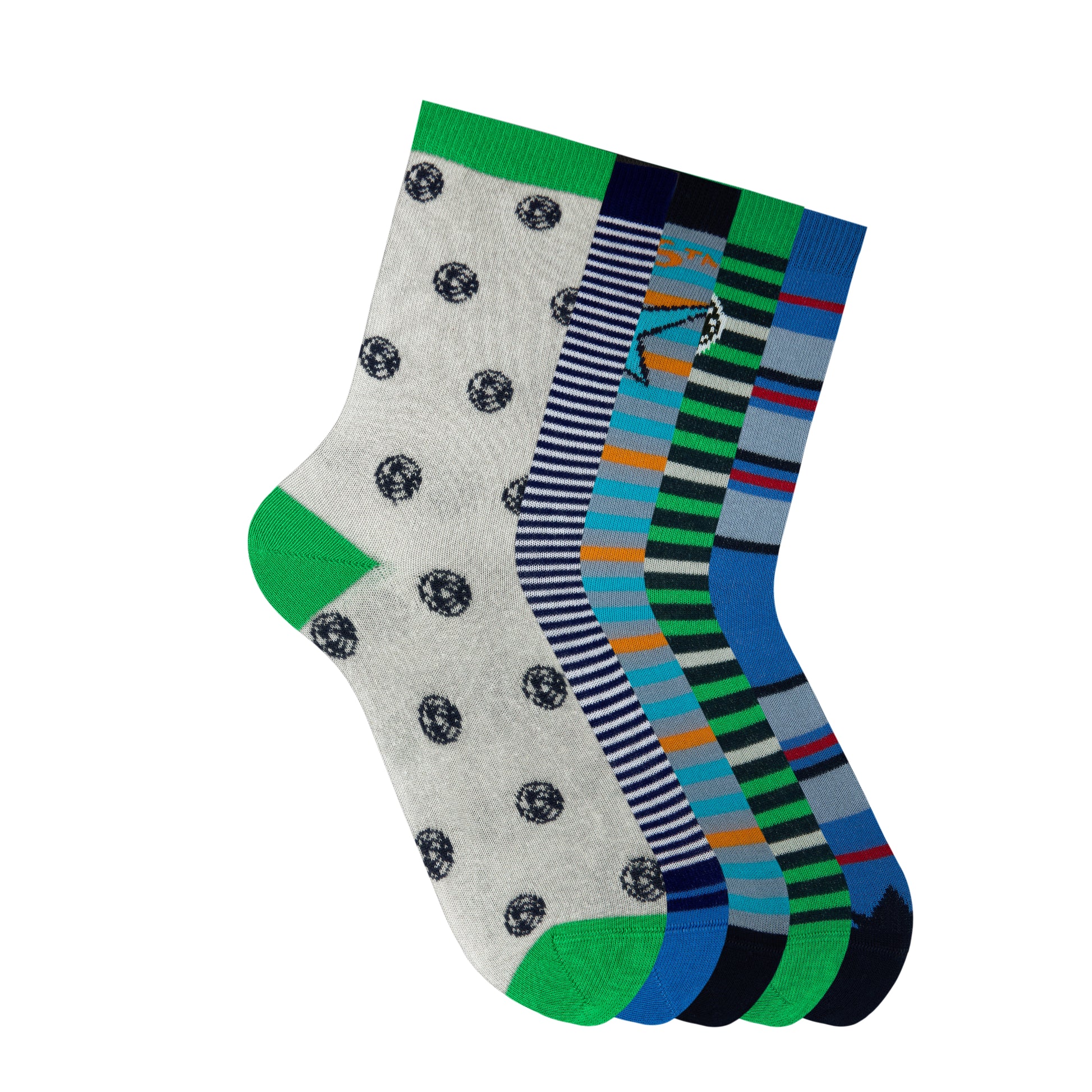 Chaussettes longues Garçons VRD KIDS - Pack 5 paires