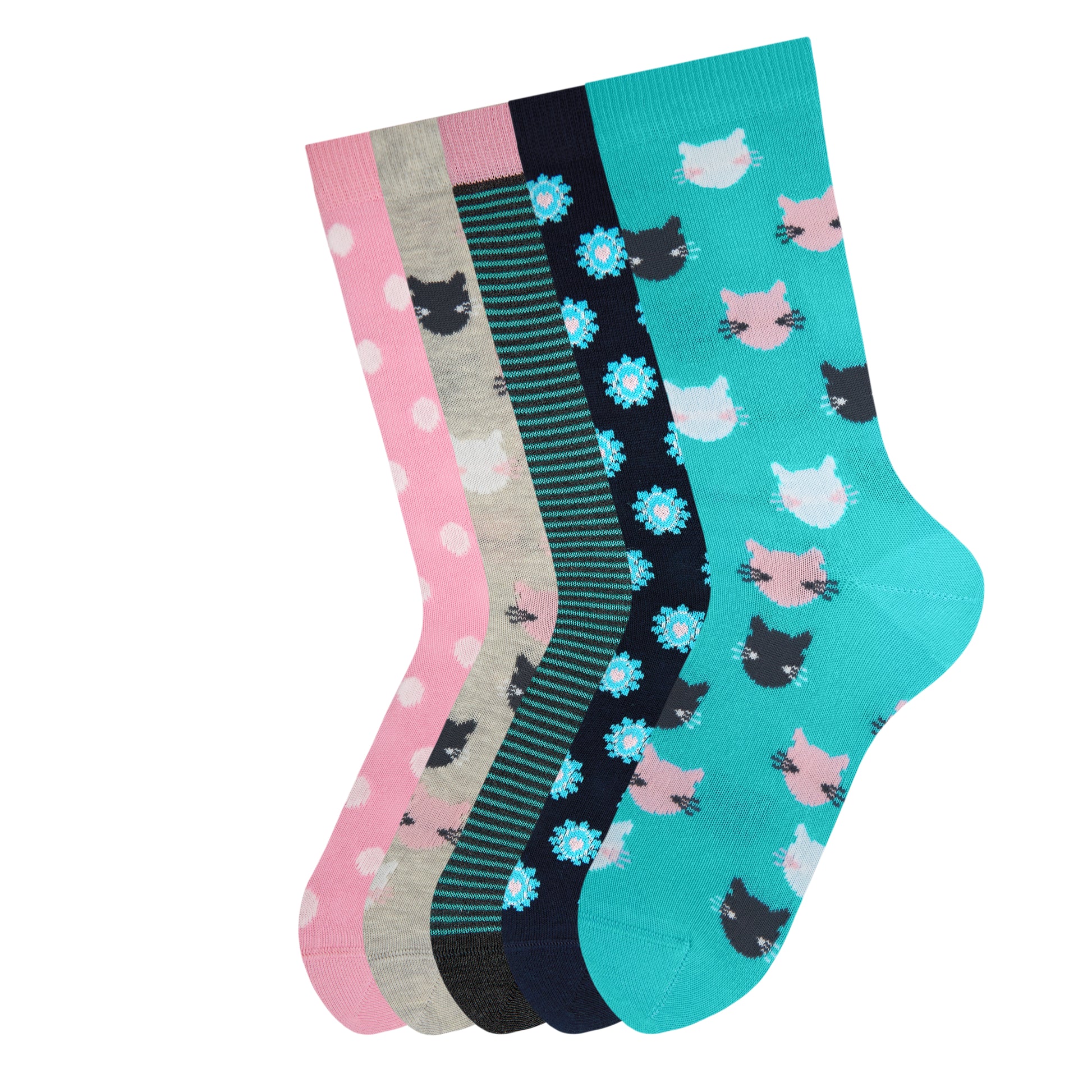 Chaussettes longues Filles VRD KIDS - Pack 5 paires