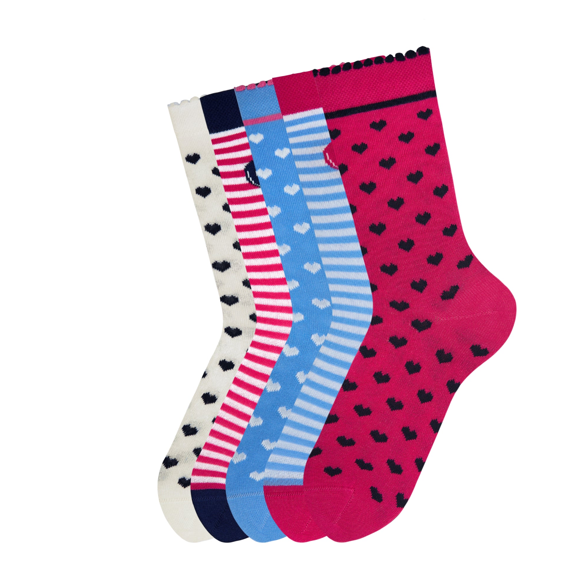 Chaussettes longues Filles VRD KIDS - Pack 5 paires