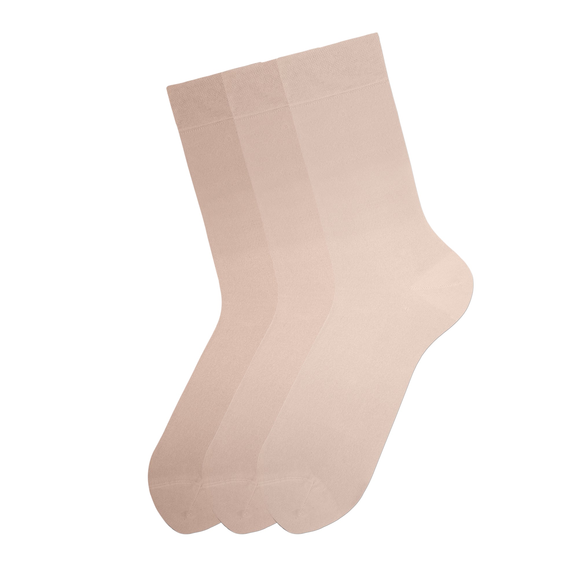Chaussettes Confort longues unies Hommes - Pack 3 paires