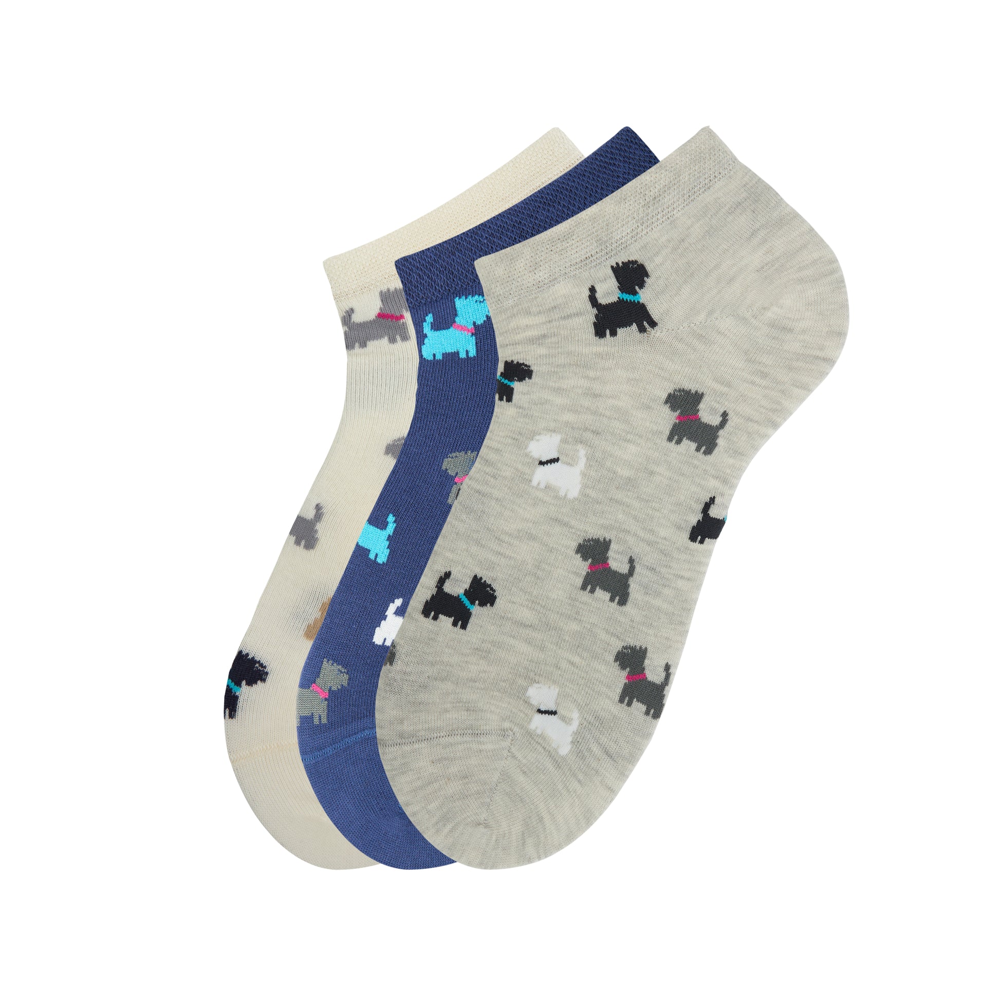 Chaussettes courtes chiens/chats - Pack de 3 paires