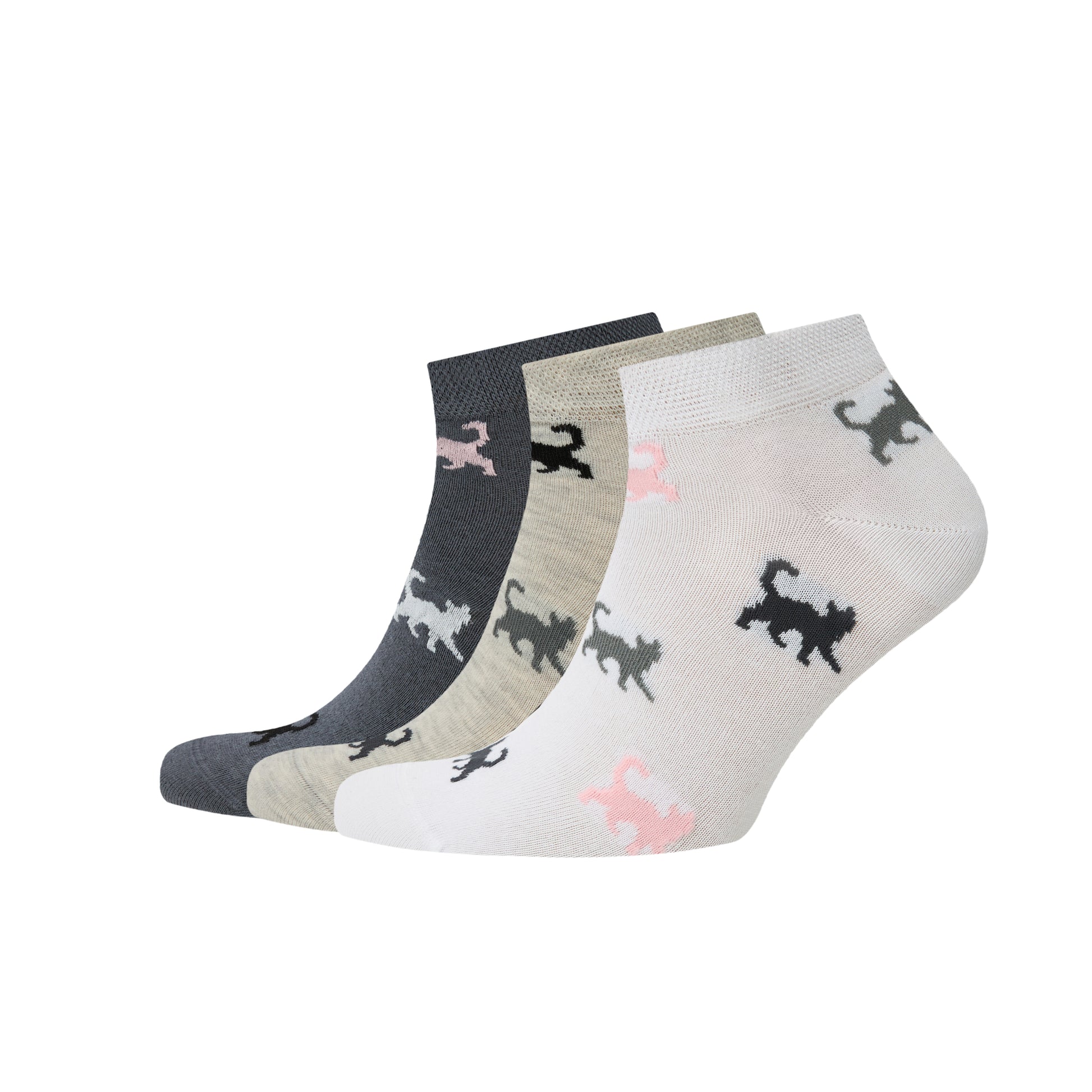 Chaussettes courtes chiens/chats - Pack de 3 paires