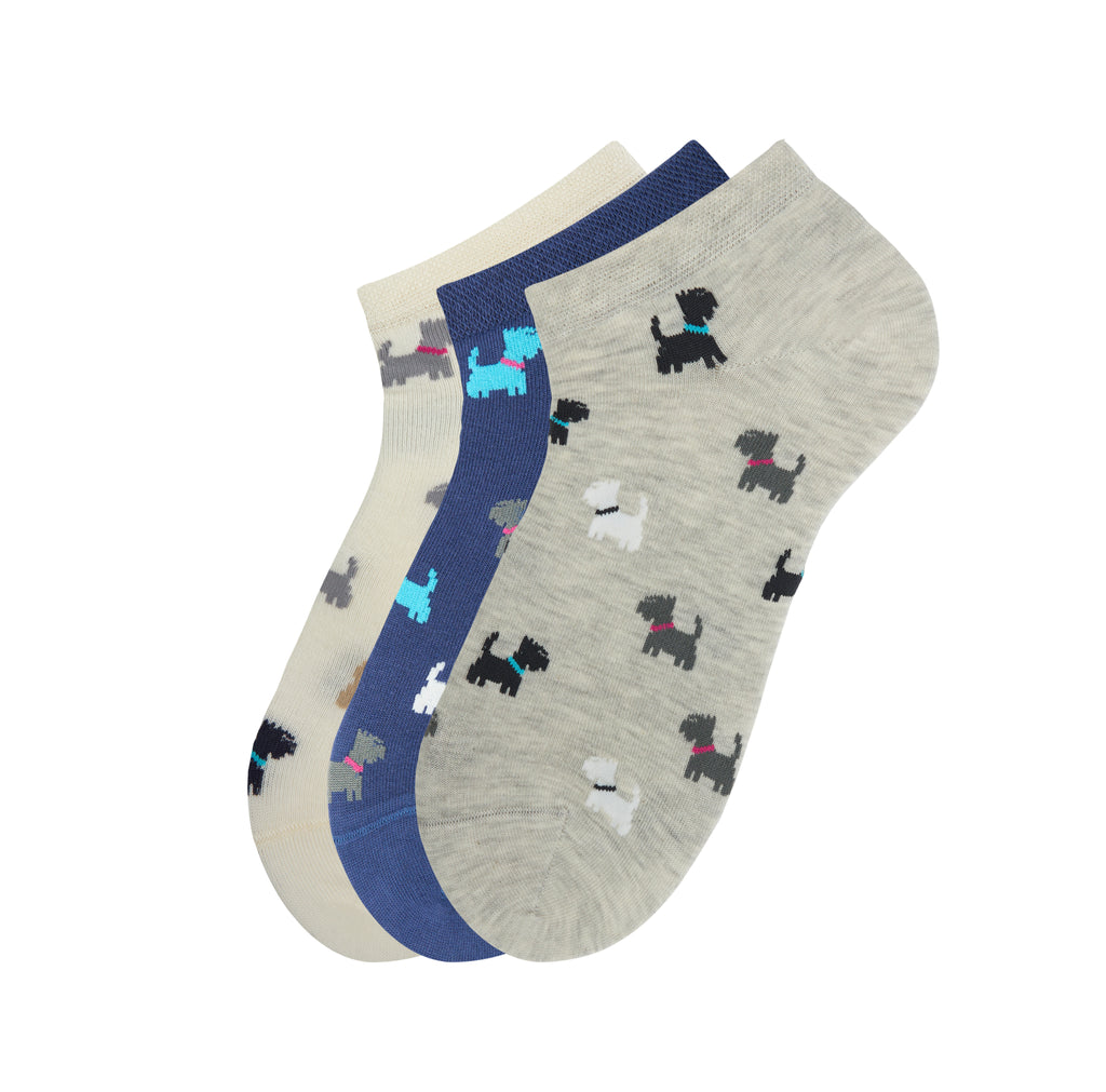 Chaussettes courtes chiens/chats - Pack de 3 paires